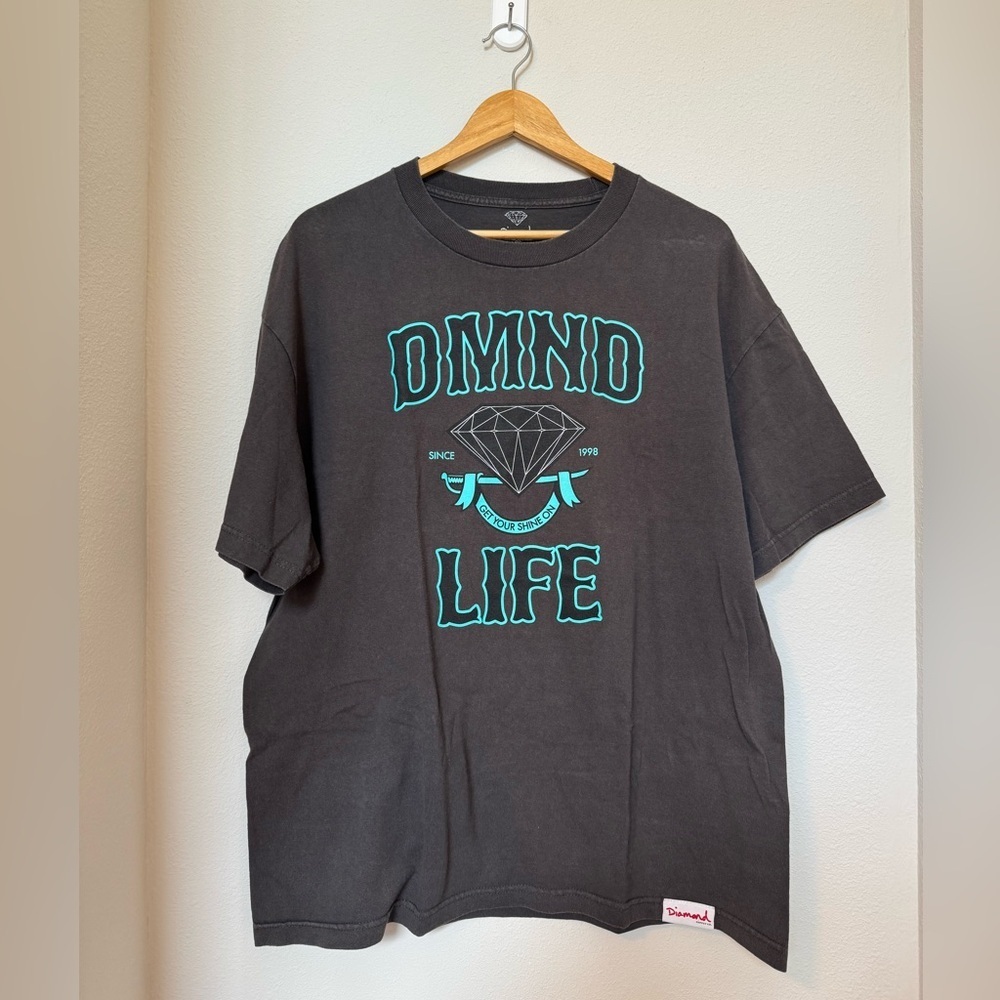 Diamond Supply Co. Charcoal Tee